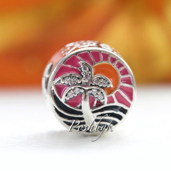 PANDORA Tropical Sunset Charm 792116ENMX - Picture 1 of 3